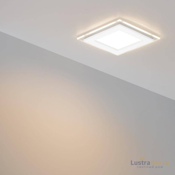 Встраиваемый светодиодный светильник Arlight LT-S96x96WH 6W Day White 014934