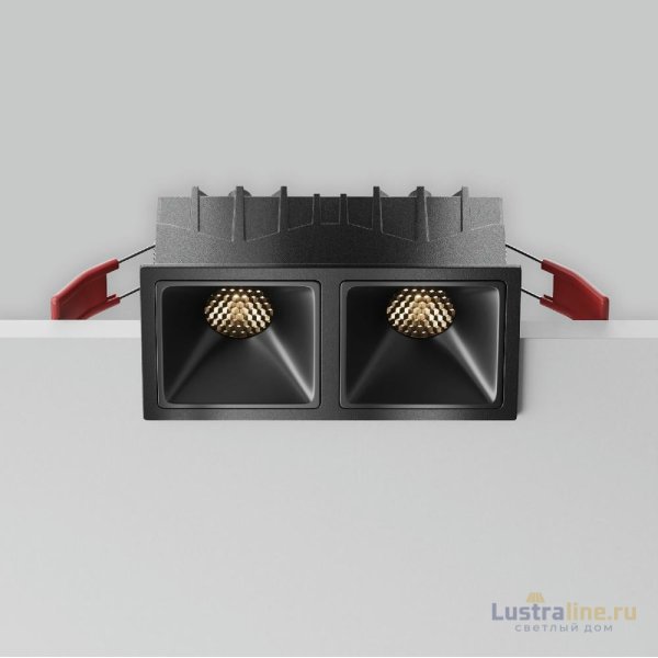 Встраиваемый светильник Maytoni Alfa Led Downlight DL043-02-10W3K-SQ-B-1