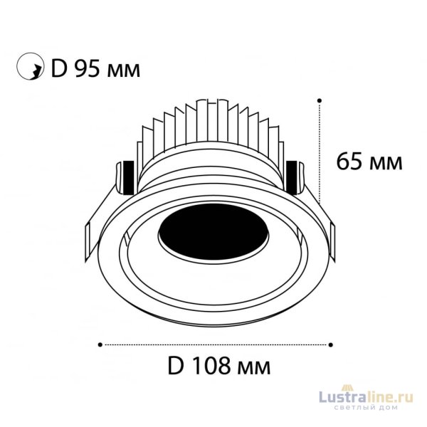 Встраиваемый светодиодный светильник Italline IT06-6017 white 3000K Встраиваемый светодиодный светильник Italline IT06-6017 white 3000K