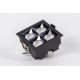 Встраиваемый светодиодный светильник Fiberli XL003-4T(W) 12130306