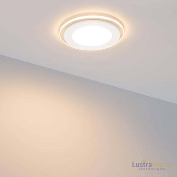 Встраиваемый светодиодный светильник Arlight LT-R96WH 6W Day White 014928