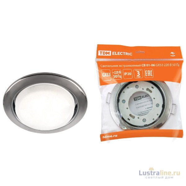 Встраиваемый светильник TDM Electric СВ 01-06 SQ0359-0061 Встраиваемый светильник TDM Electric СВ 01-06 SQ0359-0061