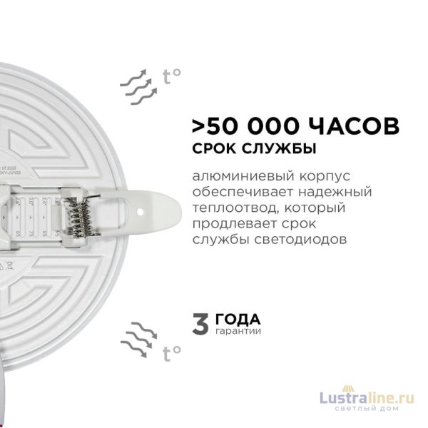 Встраиваемая светодиодная панель безрамочная Apeyron FLP 06-103 Встраиваемая светодиодная панель безрамочная Apeyron FLP 06-103