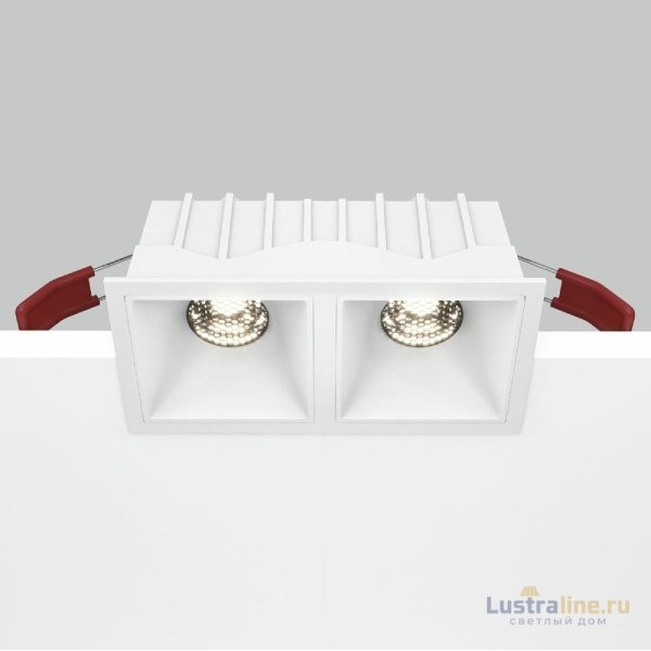 Встраиваемый светильник Maytoni Technical Alfa LED DL043-02-10W4K-SQ-W