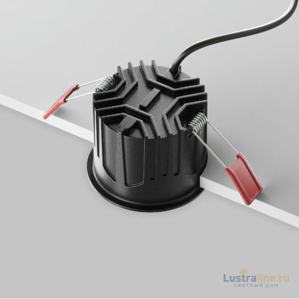 Встраиваемый светильник Maytoni Alfa LED DL043-01-15W3K-RD-B-1