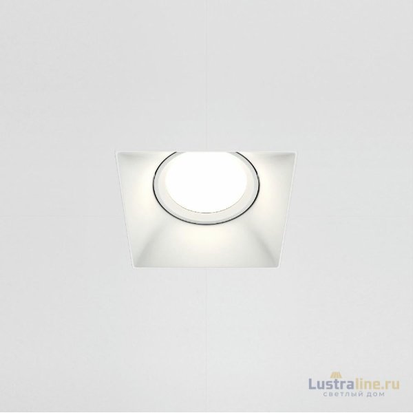 Встраиваемый светильник Maytoni Dot DL042-01-SQ-W