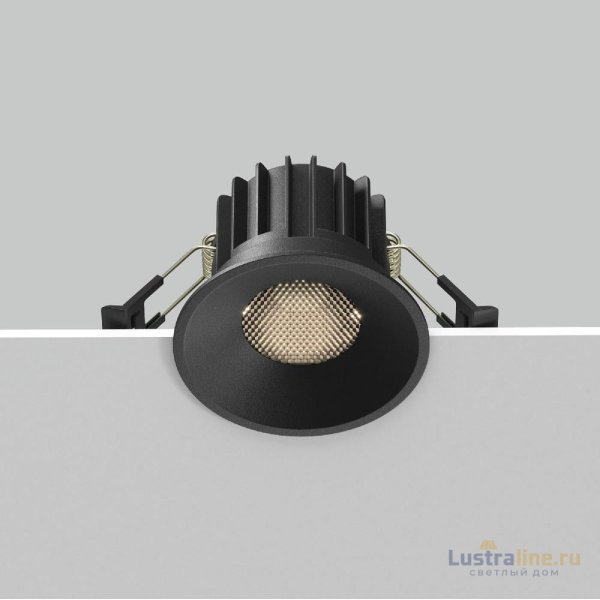 Встраиваемый светильник Maytoni Round DL058-12W-DTW-B