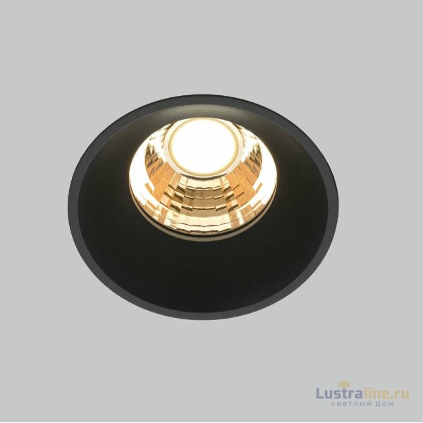 Встраиваемый светильник Maytoni Round DL058-7W2.7K-TRS-B
