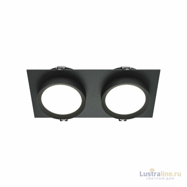 Встраиваемый светильник Maytoni Hoop DL086-02-GX53-SQ-B