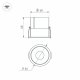 Встраиваемый светильник Arlight MS-ATLAS-BUILT-R66-15W Warm3000 037185(1)