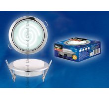 Встраиваемый светильник Uniel GX53/H4 CHROME 01889