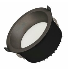 Встраиваемый светильник Arlight MS-DROP-BUILT-R137-24W Warm3000 (BK, 90 deg, 230V) 041499