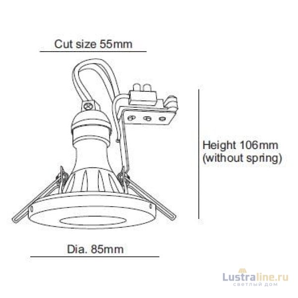 Встраиваемый светильник Deko-Light Alcor 110014 Встраиваемый светильник Deko-Light Alcor 110014
