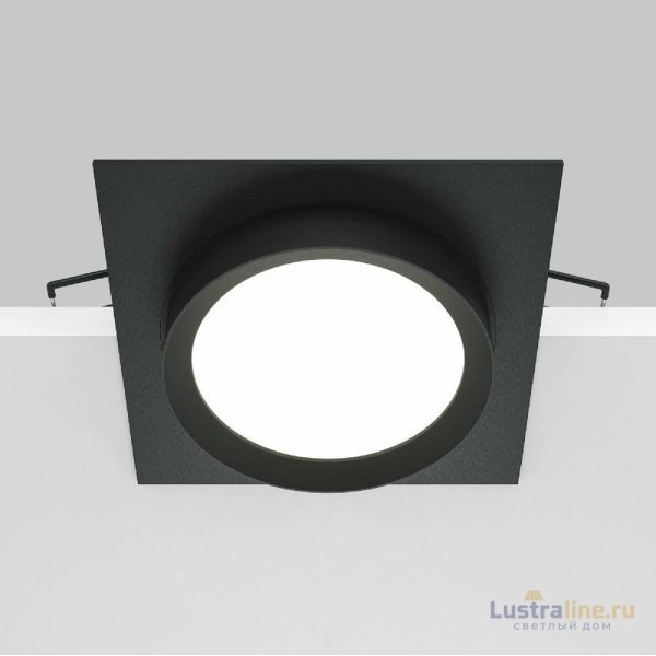 Встраиваемый светильник Maytoni Technical Hoop DL086-GX53-SQ-B Встраиваемый светильник Maytoni Technical Hoop DL086-GX53-SQ-B