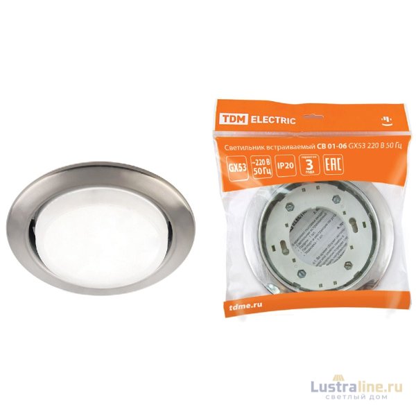 Встраиваемый светильник TDM Electric СВ 01-06 SQ0359-0060 Встраиваемый светильник TDM Electric СВ 01-06 SQ0359-0060