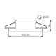 Встраиваемый светильник Kanlux Imines DSL-W 29030
