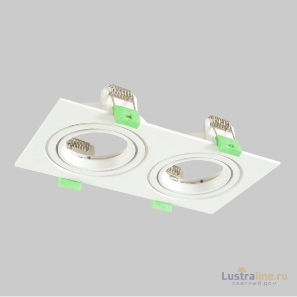 Встраиваемый светильник Crystal Lux CLT 002C2 WH V2 Встраиваемый светильник Crystal Lux CLT 002C2 WH V2