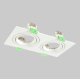 Встраиваемый светильник Crystal Lux CLT 002C2 WH V2