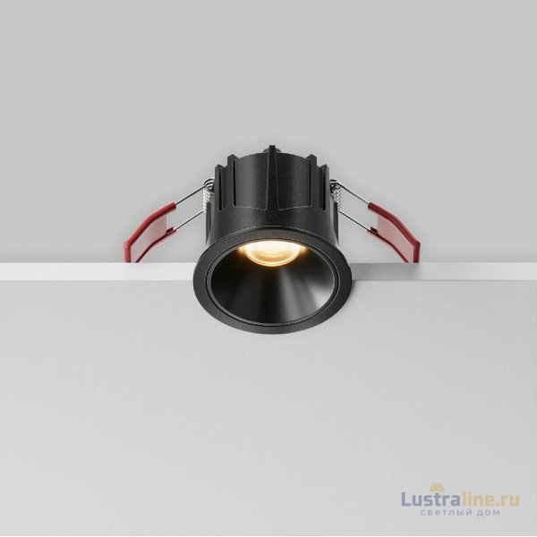 Встраиваемый светильник Maytoni Alfa LED DL043-01-10W2.7K-RD-B