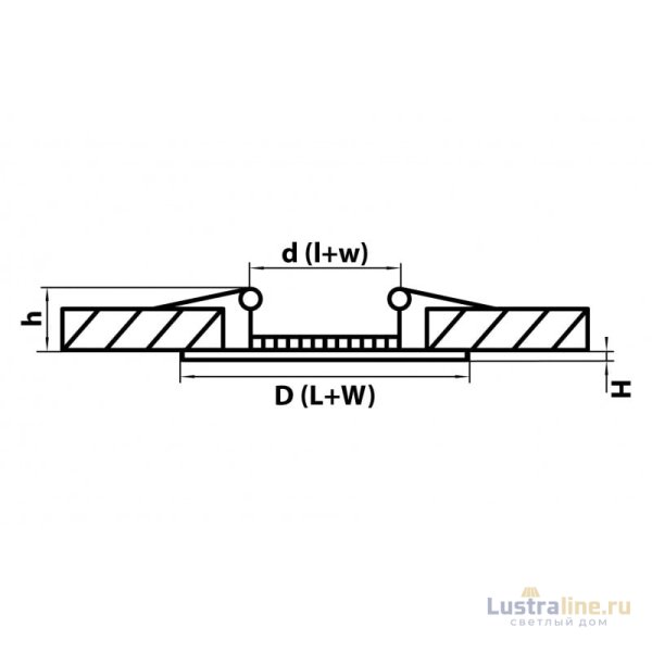 Встраиваемый светодиодный светильник Lightstar Zocco 224124 УЦ