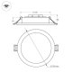 Встраиваемый светодиодный светильник Arlight DL-BL180-18W Warm White 021441