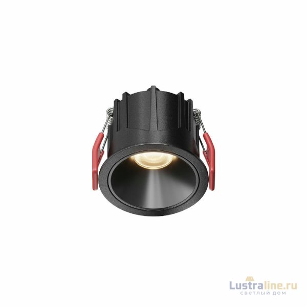 Встраиваемый светильник Maytoni Alfa LED DL043-01-10W3K-RD-B-1