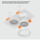 Встраиваемый светильник Crystal Lux CLT 002C2 WH V2