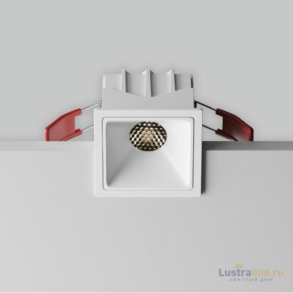 Встраиваемый светильник Maytoni Alfa LED DL043-01-10W4K-SQ-W-1