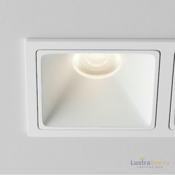Встраиваемый светильник Maytoni Alfa LED DL043-02-10W4K-SQ-W-1