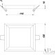 Встраиваемый светильник Arte Perfetto Luce Ingrid 3322.LDF9016/9W/6K