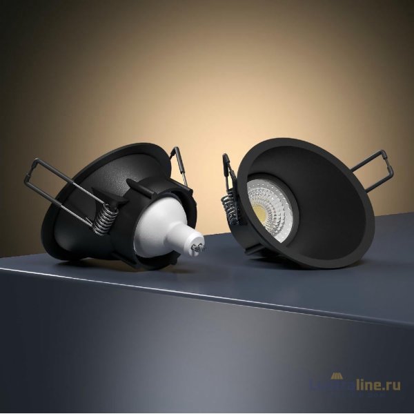 Встраиваемый светильник Elektrostandard Side 25059/01 GU10 черный 4690389213991 a069721 Встраиваемый светильник Elektrostandard Side 25059/01 GU10 черный 4690389213991 a069721