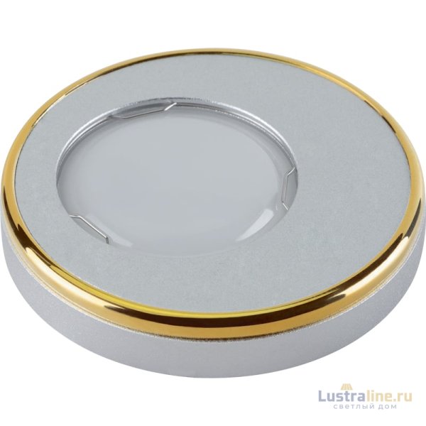 Встраиваемый светильник Fametto DLS-V104 GU5.3 SAND SILVER+GOLD 10735 Встраиваемый светильник Fametto DLS-V104 GU5.3 SAND SILVER+GOLD 10735