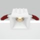 Встраиваемый светильник Maytoni Technical Alfa LED DL043-01-10W3K-SQ-W