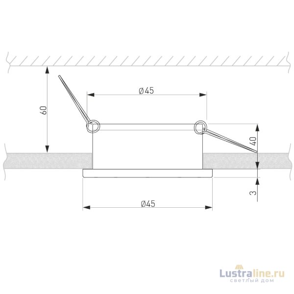Встраиваемый светильник Elektrostandard Luss 4690389177194 Встраиваемый светильник Elektrostandard Luss 4690389177194