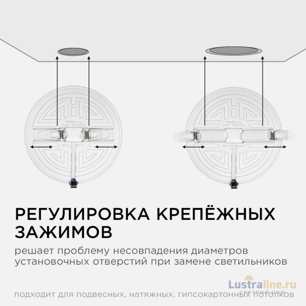 Встраиваемая светодиодная панель безрамочная Apeyron FLP 06-109 Встраиваемая светодиодная панель безрамочная Apeyron FLP 06-109