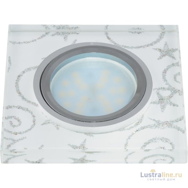 Встраиваемый светильник Fametto Peonia DLS-P203 GU5.3 CHROME/WHITE 10127 Встраиваемый светильник Fametto Peonia DLS-P203 GU5.3 CHROME/WHITE 10127