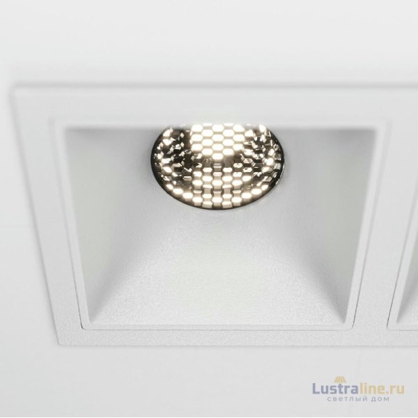 Встраиваемый светильник Maytoni Technical Alfa LED DL043-02-10W4K-SQ-W