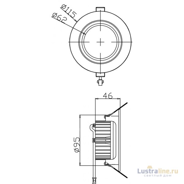 Встраиваемый светильник Deko-Light COB-95 565308