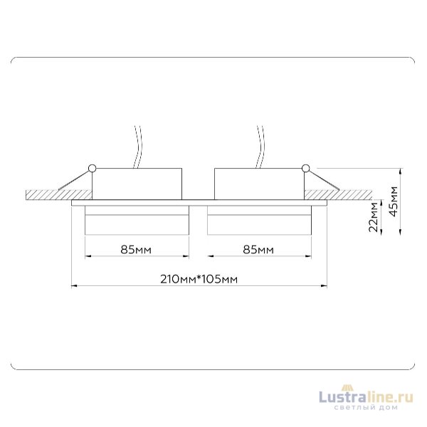 Встраиваемый светильник Ambrella Light GX53 Acrylic Tech Techno Spot TN52424 Встраиваемый светильник Ambrella Light GX53 Acrylic Tech Techno Spot TN52424