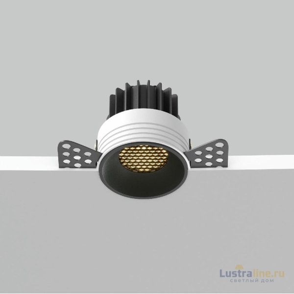 Встраиваемый светильник Maytoni Round DL058-7W2.7K-TRS-B