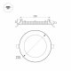 Встраиваемый светодиодный светильник Arlight DL-225M-21W Warm White 020119