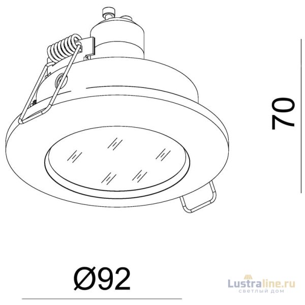 Встраиваемый светильник Deko-Light Built-in 110102