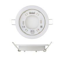Встраиваемый светильник (UL-00005051) Uniel GX53/H2 White 10 Prom