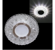 Встраиваемый светильник Reluce 51618-9.0-001MN MR16+LED3W DL 4000K WH