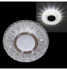 Встраиваемый светильник Reluce 51618-9.0-001MN MR16+LED3W DL 4000K WH