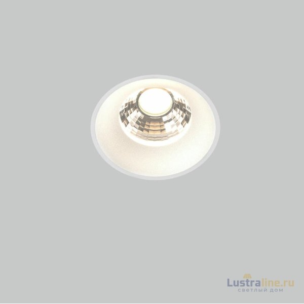 Встраиваемый светильник Maytoni Round DL058-12W3K-TRS-W