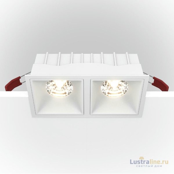 Встраиваемый светильник Maytoni Technical Alfa LED DL043-02-15W4K-SQ-W