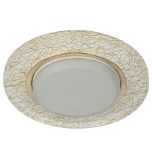 Встраиваемый светильник ЭРА DK80 WH/GD Б0019576