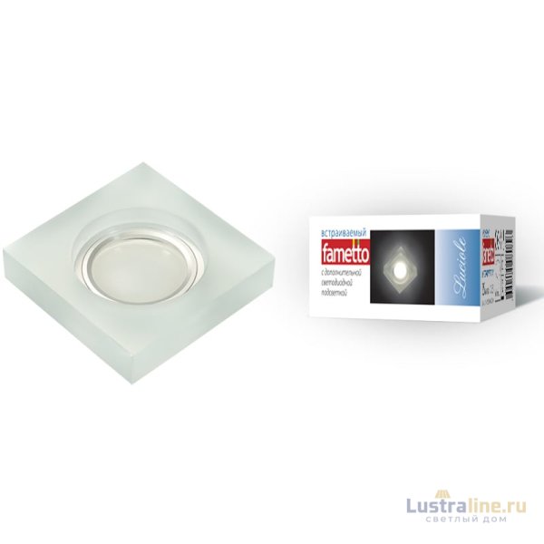 Встраиваемый светильник Fametto Luciole DLS-L111 GU5.3 CHROME/MATT CLEAR Встраиваемый светильник Fametto Luciole DLS-L111 GU5.3 CHROME/MATT CLEAR