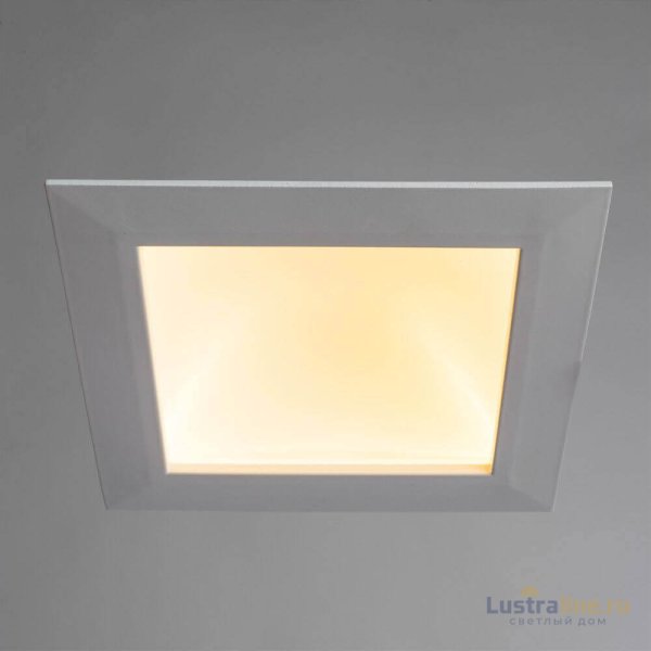 Встраиваемый светодиодный светильник Arte Lamp Riflessione A7416PL-1WH